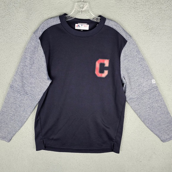 Majestic Other - Majestic Pullover Mens Medium Cleveland Indians Therma Base MLB Training Top